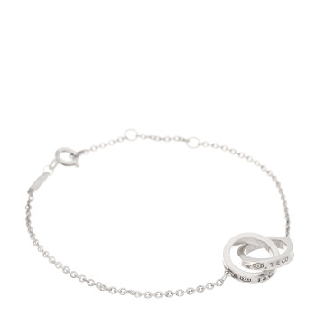 TIFFANY Sterling Silver 1837 Interlocking Bracelet