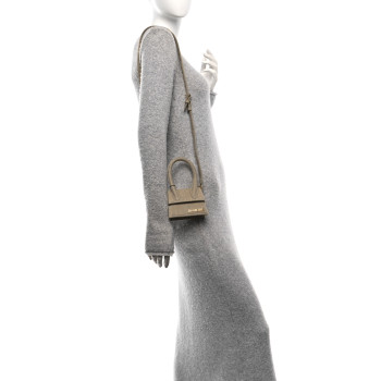 JACQUEMUS Linen Le Chiquito Light Greige