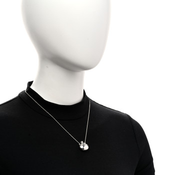 TIFFANY Sterling Silver Small Elsa Peretti Bottle Pendant Necklace