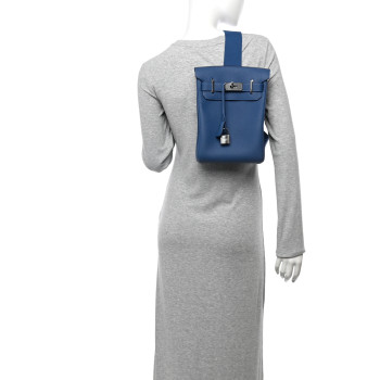 HERMES Togo Hac A Dos PM Backpack Bleu Nuit