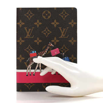 LOUIS VUITTON Monogram 2017 Christmas Animation Clemence Notebook MM