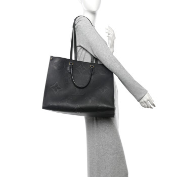 LOUIS VUITTON Empreinte Monogram Giant Onthego GM Black