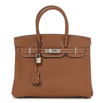 HERMES Togo BIRKIN 30 Gold
