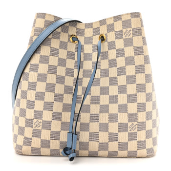 LOUIS VUITTON Damier Azur Neonoe MM Bleuet