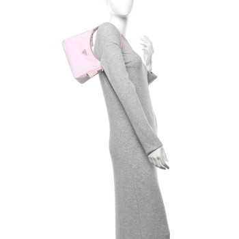 PRADA Tessuto Nylon Saffiano Re-Edition 2000 Bag Alabastro
