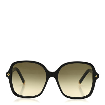 LOUIS VUITTON Acetate My Monogram Light Square Sunglasses Z1861W Black