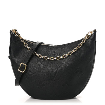 LOUIS VUITTON Empreinte Monogram Giant Loop Hobo Black