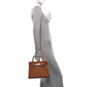 HERMES Togo Kelly Retourne 28 Gold