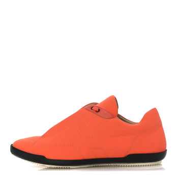 HERMES Neoprene Impulse Sneakers 41 Orange