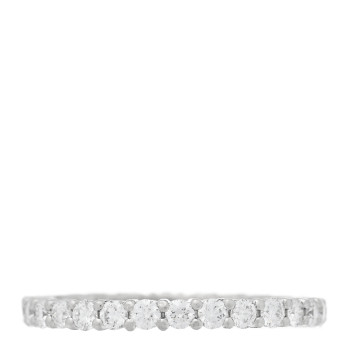TIFFANY Platinum Diamond 2.2mm Full Circle Forever Band Ring 52 6