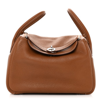 HERMES Taurillon Clemence Lindy 26 Gold