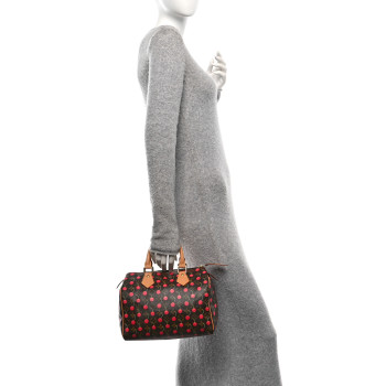 LOUIS VUITTON Monogram Cerises Speedy 25