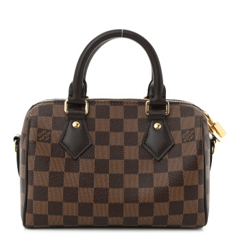 LOUIS VUITTON Damier Ebene Speedy Bandouliere 20