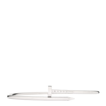 CARTIER 18K White Gold Small Juste Un Clou Bracelet 18