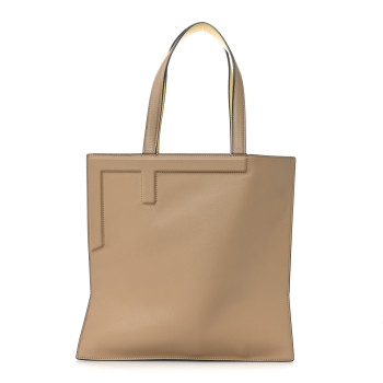 FENDI Vitello Bellagio Medium Fendi Flip Beige Amido Sorbet Anice