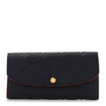 LOUIS VUITTON Empreinte Emilie Wallet Marine Rouge