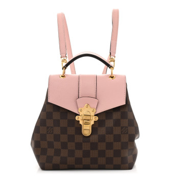 LOUIS VUITTON Damier Ebene Clapton Backpack Magnolia