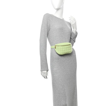 BOTTEGA VENETA Nappa Intrecciato Belt Bag Fennel