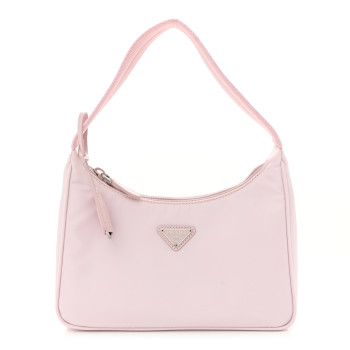 PRADA Tessuto Nylon Saffiano Re-Edition 2000 Bag Alabastro