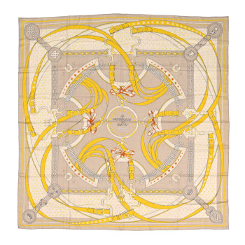 HERMES カシシル 140 La Promenade du Matin Bandana La Promenade du Matin Bandana double face scarf 140 | Hermès USA