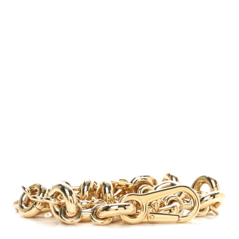 LOEWE Brass Donut Chain Shoulder Strap Gold
