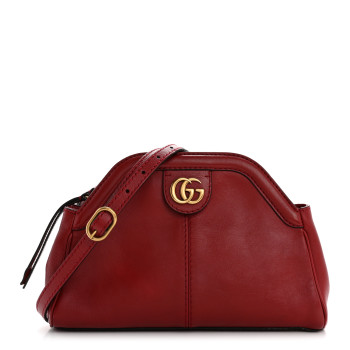 GUCCI Piuma Lux Calfskin Small Re(Belle) Crossbody Bag Romantic Cerise