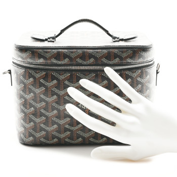 GOYARD Goyardine Muse Vanity Case Black