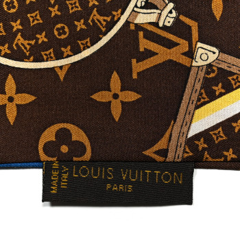 LOUIS VUITTON Silk Monogram Trunks Bandeau