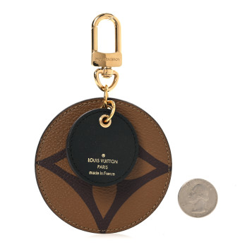 LOUIS VUITTON Monogram Reverse Key Holder Bag Charm