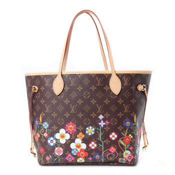 LOUIS VUITTON LV X TM Monogram Flowers Neverfull MM