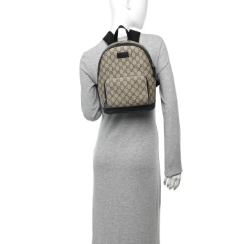GUCCI GG Supreme Monogram Small Eden Day Backpack Black