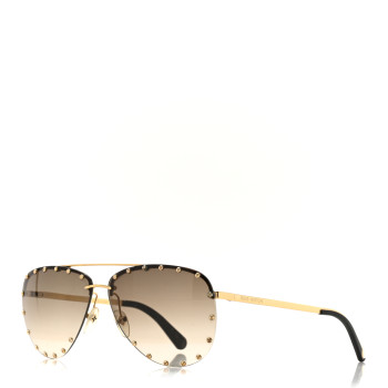 LOUIS VUITTON The Party Aviator Gradient Sunglasses Z0914U Brown