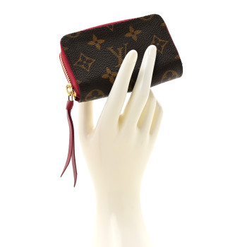 LOUIS VUITTON Monogram Zippy Multicartes Fuchsia