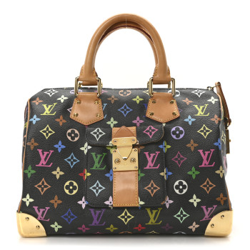 LOUIS VUITTON Monogram Multicolor Speedy 30 Black