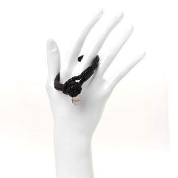 BOTTEGA VENETA Nappa Intrecciato Bracelet Ebano