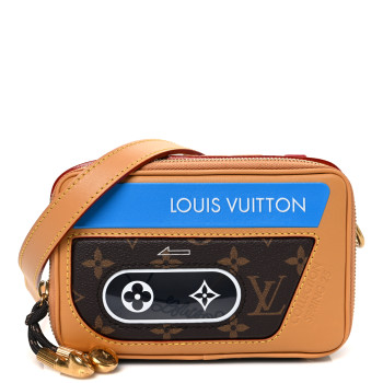 LOUIS VUITTON Calfskin Monogram Baladeur Wearable Wallet