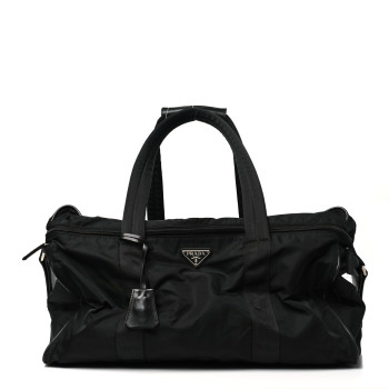 PRADA Re-Nylon Technical Duffle Bag Black