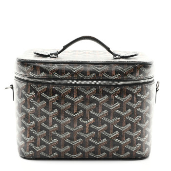 GOYARD Goyardine Muse Vanity Case Black