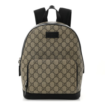 GUCCI GG Supreme Monogram Small Eden Day Backpack Black