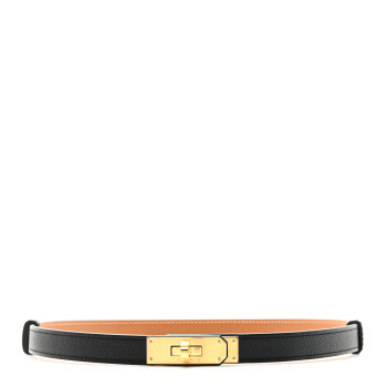 HERMES Epsom Kelly Belt Black