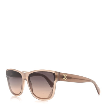 CHANEL Acetate Butterfly CC Sunglasses 5386 Light Pink