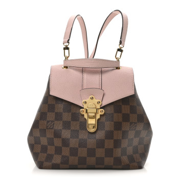 LOUIS VUITTON Damier Ebene Clapton Backpack Magnolia