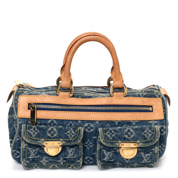 LOUIS VUITTON Monogram Denim Neo Speedy Blue