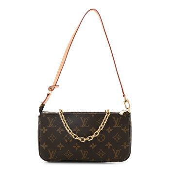 LOUIS VUITTON Monogram Chain Pochette Accessories