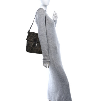 FENDI Zucca Mama Baguette Tobacco