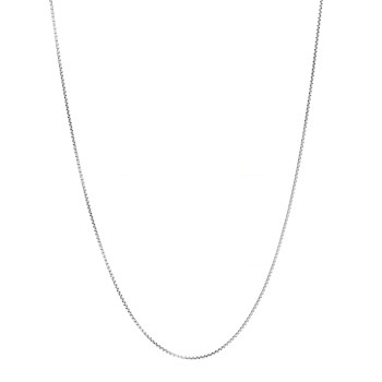 DAVID YURMAN Sterling Silver 1.7mm Box Chain Slider Necklace 36"