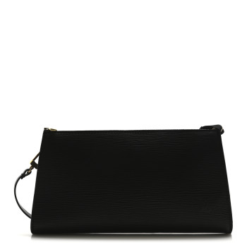 LOUIS VUITTON Epi Pochette Accessories 24 Black