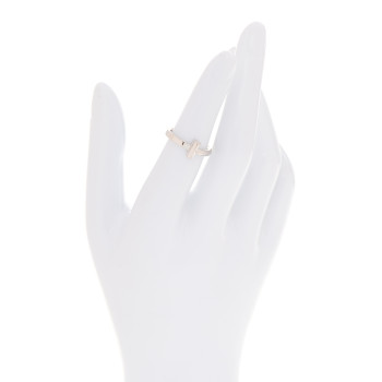 TIFFANY 18K White Gold 2.5mm T T1 Ring 49 5