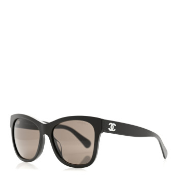 CHANEL Acetate Square CC Sunglasses 5380-A Brown