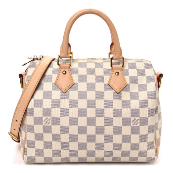 LOUIS VUITTON Damier Azur Speedy Bandouliere 25